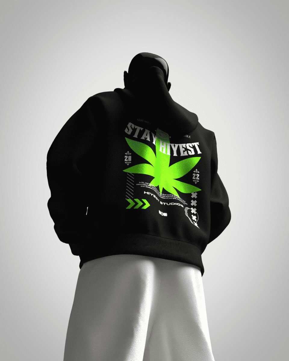 black category, premium black oversized hoodie store near me, category  online, top-rated black category for men & women, black black category, affordable backprint black category: weed leaf backprint, category on sale