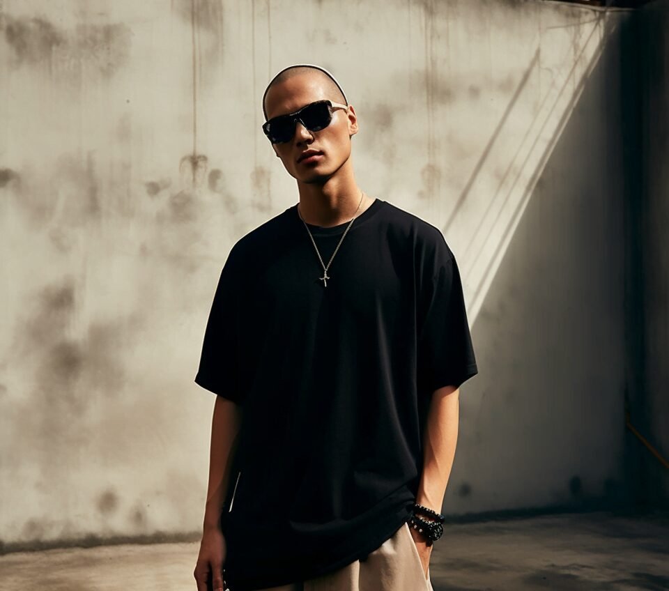 Black Oversized T-Shirt, Black Tshirts In India, Best Black Tshirts, heavyweight black tshirt, Black Tshirt For Men